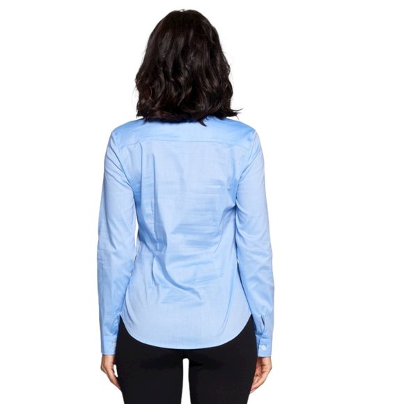 Chocolate USA Button Down Curved Hem Shirt - Picture 2 of 3